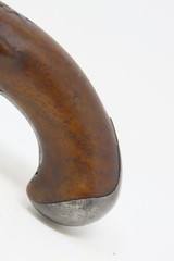 EUROPEAN Antique .50 Caliber FLINTLOCK Pocket/Holster SELF DEFENSE PistolCannon Barrel with Iron Pommel Cap - 14 of 16