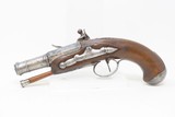 EUROPEAN Antique .50 Caliber FLINTLOCK Pocket/Holster SELF DEFENSE PistolCannon Barrel with Iron Pommel Cap - 13 of 16