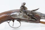 EUROPEAN Antique .50 Caliber FLINTLOCK Pocket/Holster SELF DEFENSE PistolCannon Barrel with Iron Pommel Cap - 4 of 16