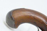 EUROPEAN Antique .50 Caliber FLINTLOCK Pocket/Holster SELF DEFENSE PistolCannon Barrel with Iron Pommel Cap - 3 of 16