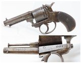 Antique “BRITISH BULLDOG” Double Action .38 Caliber Revolver Liege Proofed Belgian Double Action SELF DEFENSE Revolver - 1 of 18