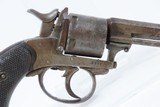 Antique “BRITISH BULLDOG” Double Action .38 Caliber Revolver Liege Proofed Belgian Double Action SELF DEFENSE Revolver - 17 of 18