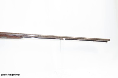 British BARBER of NEWARK Antique SxS Double Barrel 20 Ga. FLINTLOCK Shotgun ENGRAVED and GOLD Banded Side by Side - Image 19 of 21