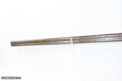 British BARBER of NEWARK Antique SxS Double Barrel 20 Ga. FLINTLOCK Shotgun ENGRAVED and GOLD Banded Side by Side - Image 14 of 21