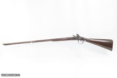 British BARBER of NEWARK Antique SxS Double Barrel 20 Ga. FLINTLOCK Shotgun ENGRAVED and GOLD Banded Side by Side - Image 2 of 21