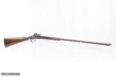 British BARBER of NEWARK Antique SxS Double Barrel 20 Ga. FLINTLOCK Shotgun ENGRAVED and GOLD Banded Side by Side - Image 16 of 21