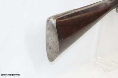 British BARBER of NEWARK Antique SxS Double Barrel 20 Ga. FLINTLOCK Shotgun ENGRAVED and GOLD Banded Side by Side - Image 20 of 21