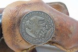 “REPUBLICA MEXICANA” Marked Antique WHITNEY .32 RF Model No. 1 1/2 REVOLVER w/HOLSTER Marked “Pasar Oficina”, MONEY BELT, & MONEY - 5 of 21
