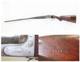 Engraved J.P. SAUER & SOHN Side x Side Boxlock 16 g. HAMMERLESS Shotgun C&R German DOUBLE BARREL 16 Gauge with EXTRACTORS