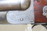 ENGRAVED Antique W.W. GREENER Double Barrel Side x Side HAMMERLESS ShotgunNice 12 Gauge with CHECKERED STOCK & EXTRACTOR - 6 of 19