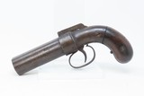 ALLEN & THURBER Antique WORCHESTER PERIOD .32 Bar Hammer PEPPERBOX Revolver First American Double Action Revolving Percussion Pistol - 2 of 15