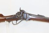 Antique SHARPS New Model 1863 .50-70 GOVT. CARTRIDGE CONVERSION SR Carbine
CIVIL WAR / WILD WEST U.S. CONTRACT Saddle Ring Carbine - 4 of 17
