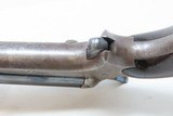 Antique CIVIL WAR Era SHARPS Model 3 .32 Caliber Rimfire PEPPERBOX Revolver 4 Shot Self Defense Pocket Gun - 11 of 17