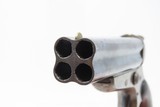 Antique CIVIL WAR Era SHARPS Model 3 .32 Caliber Rimfire PEPPERBOX Revolver 4 Shot Self Defense Pocket Gun - 9 of 17