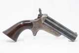 Antique CIVIL WAR Era SHARPS Model 3 .32 Caliber Rimfire PEPPERBOX Revolver 4 Shot Self Defense Pocket Gun - 14 of 17
