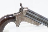 Antique CIVIL WAR Era SHARPS Model 3 .32 Caliber Rimfire PEPPERBOX Revolver 4 Shot Self Defense Pocket Gun - 16 of 17