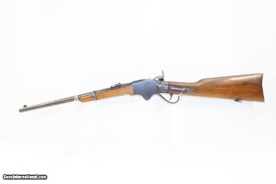 SCARCE Antique Belgian FALISSE & TRAPMANN Copy of SPENCER NEW MODEL SRC .52 BRAZILIAN CONTRACT Saddle Ring Carbine - Image 13 of 18
