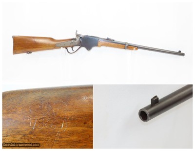 SCARCE Antique Belgian FALISSE & TRAPMANN Copy of SPENCER NEW MODEL SRC .52 BRAZILIAN CONTRACT Saddle Ring Carbine