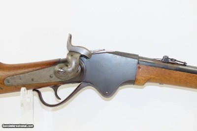 SCARCE Antique Belgian FALISSE & TRAPMANN Copy of SPENCER NEW MODEL SRC .52 BRAZILIAN CONTRACT Saddle Ring Carbine - Image 4 of 18