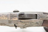 SCARCE Antique NATIONAL ARMS No. 2 .41 Cal. Rimfire SPUR TRIGGER Deringer
Nicely Engraved NICKEL FRAME Pre-Colt Pistol - 7 of 16
