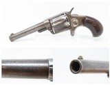 Antique COLT NEW LINE .38 Cal. ETCHED PANEL Pocket Revolver w/4-INCH BARREL RARE 4-INCH Barrel WILD WEST Self Defense Gun