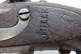 FRENCH Antique TULLE ARSENAL Model 1822 T GENDARMERIE Conversion Pistol
Flintlock to Percussion & “1827” Dated - 16 of 22