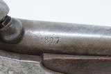 FRENCH Antique TULLE ARSENAL Model 1822 T GENDARMERIE Conversion Pistol
Flintlock to Percussion & “1827” Dated - 6 of 22