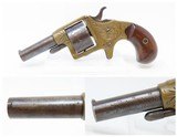 1875 FACTORY ENGRAVED Antique COLT HOUSE MODEL .41 Caliber Rimfire Revolver“Jim Fisk” Model Made in 1875
