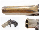 Classic REMINGTON Double DERINGER .41 Caliber Rimfire Type II C&R PISTOL Over/Under .41 Caliber Hideout Pistol - 1 of 14