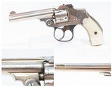 SMITH & WESSON 2nd Model NEW DEPARTURE .32 Safety Hammerless REVOLVER C&R
6-Shot ‘LEMMON SQUEEZER” Conceal Carry Revolver! - 1 of 18