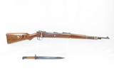 WORLD WAR II German BERLIN-LUEBECKER “237” Code “1939” Date Model K98 Rifle SCARCE Third Reich MAUSER Rifle w/BAYONET & SCABBARD - 2 of 23