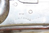 Antique M.T. WICKHAM U.S. Model 1816 Percussion BOLSTER Conversion MUSKET
Original Flintlock Musket with Period Conversion to Percussion - 8 of 23