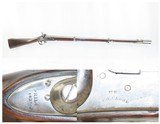 Antique M.T. WICKHAM U.S. Model 1816 Percussion BOLSTER Conversion MUSKET
Original Flintlock Musket with Period Conversion to Percussion
