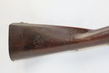 Antique M.T. WICKHAM U.S. Model 1816 Percussion BOLSTER Conversion MUSKET
Original Flintlock Musket with Period Conversion to Percussion - 3 of 23