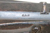 RARE .52 Cal. Antique US SIMEON NORTH M1843 HALL Breech Loading SR CARBINE
1 of 10,500 Contracted by Simeon North with SCARCE .52 RIFLED BORE - 21 of 21