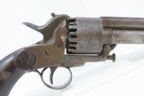 Rare Civil War CONFEDERATE Contract LONDON LeMAT Grapeshot REVOLVER Antique 9-Shot Cylinder with a Shotgun Barrel Underneath! - 22 of 23