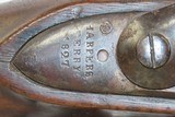 1827 Antique HARPERS FERRY Model 1816 “CONE” Percussion CONVERSION MusketCivil War Conversion of the Venerable Model 1816! - 7 of 21
