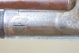 ENGRAVED Antique W & C SCOTT & SON 16 Gauge Side x Side HAMMERLESS Shotgun
BLOCK SAFETY with CRYSTAL INDICATORS - 6 of 19