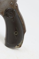 Antique SMITH & WESSON 2nd Model .38 S&W Safety Hammerless “LEMON SQUEEZER” 5-Shot S&W Top Break SELF DEFENSE Revolver - 3 of 19