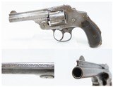 Antique SMITH & WESSON 2nd Model .38 S&W Safety Hammerless “LEMON SQUEEZER” 5-Shot S&W Top Break SELF DEFENSE Revolver - 1 of 19