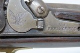 CIVIL WAR Era U.S. SPRINGFIELD Model 1855 MAYNARD Percussion Pistol-Carbine 1 of ONLY 4,021 Made at SPRINGFIELD for CAVALRY - 6 of 21