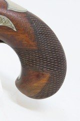 Antique Philadelphia DERINGER Pistol .45 CALIBER Percussion c1850s ENGRAVED Large Bore Single Shot Pocket Sidearm! - 15 of 17