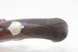 Antique Philadelphia DERINGER Pistol .45 CALIBER Percussion c1850s ENGRAVED Large Bore Single Shot Pocket Sidearm! - 8 of 17