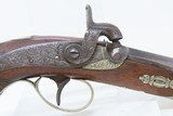 Antique Philadelphia DERINGER Pistol .45 CALIBER Percussion c1850s ENGRAVED Large Bore Single Shot Pocket Sidearm! - 4 of 17