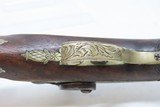 ENGRAVED Antique HENRY DERINGER c1850s .45 CALIBER Percussion Pistol BoothClassic Antebellum & Civil War Pocket Sidearm - 12 of 17