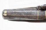 ENGRAVED Antique HENRY DERINGER c1850s .45 CALIBER Percussion Pistol BoothClassic Antebellum & Civil War Pocket Sidearm - 10 of 17