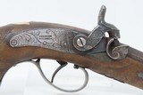 Unique Period Copy of the Famous Deringer Pistol c1850s Set Trigger Silver
Large Bore Single Shot Close Range Pistol - 4 of 17