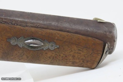 Unique Period Copy of the Famous Deringer Pistol c1850s Set Trigger SilverLarge Bore Single Shot Close Range Pistol - Image 5 of 17