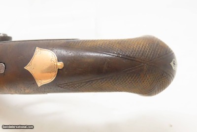 Unique Period Copy of the Famous Deringer Pistol c1850s Set Trigger SilverLarge Bore Single Shot Close Range Pistol - Image 8 of 17