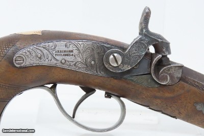Unique Period Copy of the Famous Deringer Pistol c1850s Set Trigger SilverLarge Bore Single Shot Close Range Pistol - Image 4 of 17